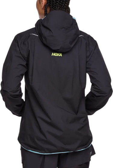 Vindjakke Hoka One One Hoka Tecsky Waterproof Jacket Sort | 1156100-blk, 1