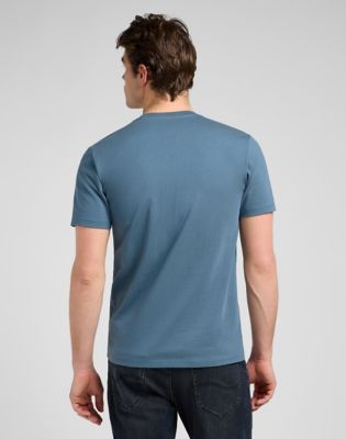 T-shirt Lee Lee Regular Elevated Essential Logo T-Shirt Size XXL Blå | 112370580, 0
