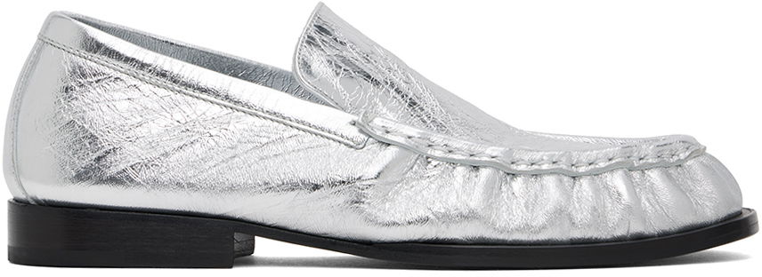 Tøj Dries Van Noten Dries Van Noten Leather Loafers Metalisk | WS242-1277-207, 0