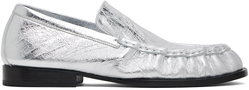 Tøj Dries Van Noten Dries Van Noten Leather Loafers Metalisk | WS242-1277-207