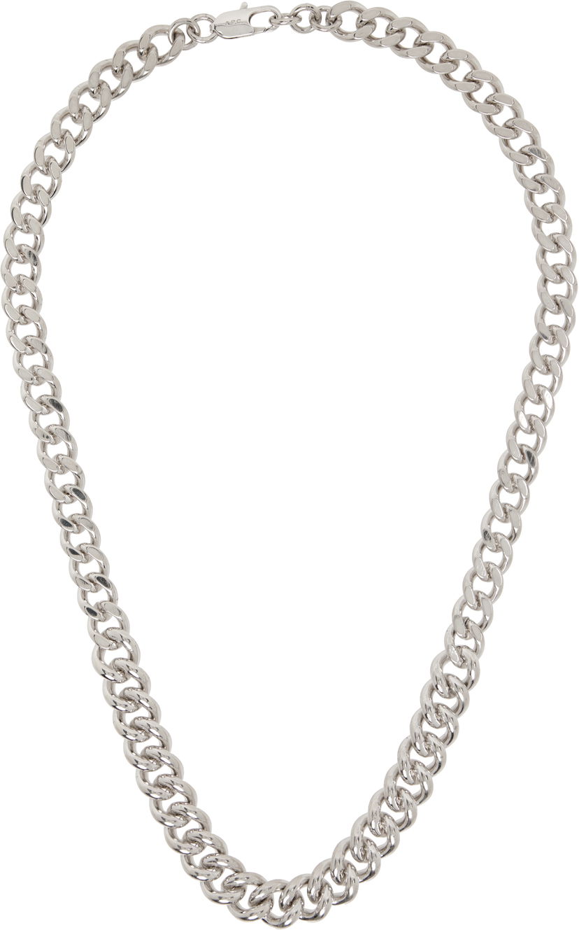 Halskæde A.P.C. A.P.C. Silver-Tone Maxi Chain Necklace Metalisk | MEAEC-M70901