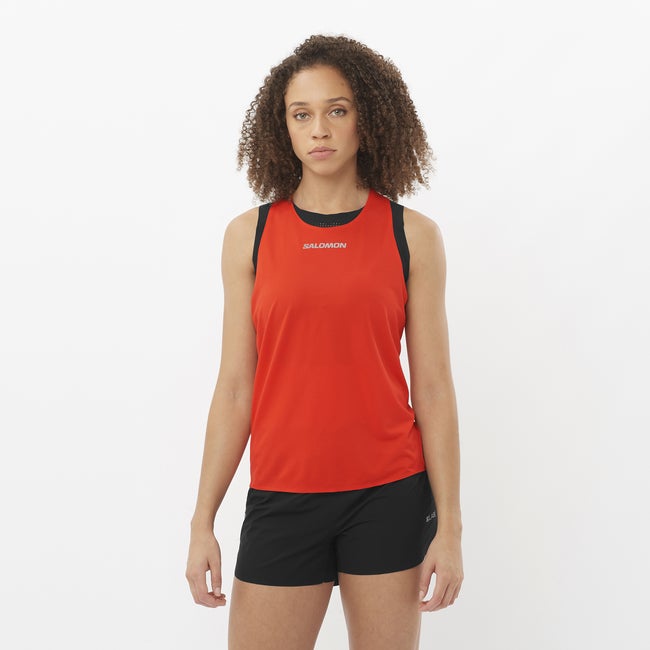 Tanktop Salomon S/Lab Speed Tank Top Rød | LC2695500