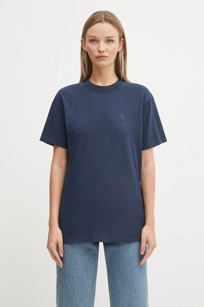 T-shirt Anine Bing Anine Bing Lili T-Shirt Mørkeblå | A.08.11206