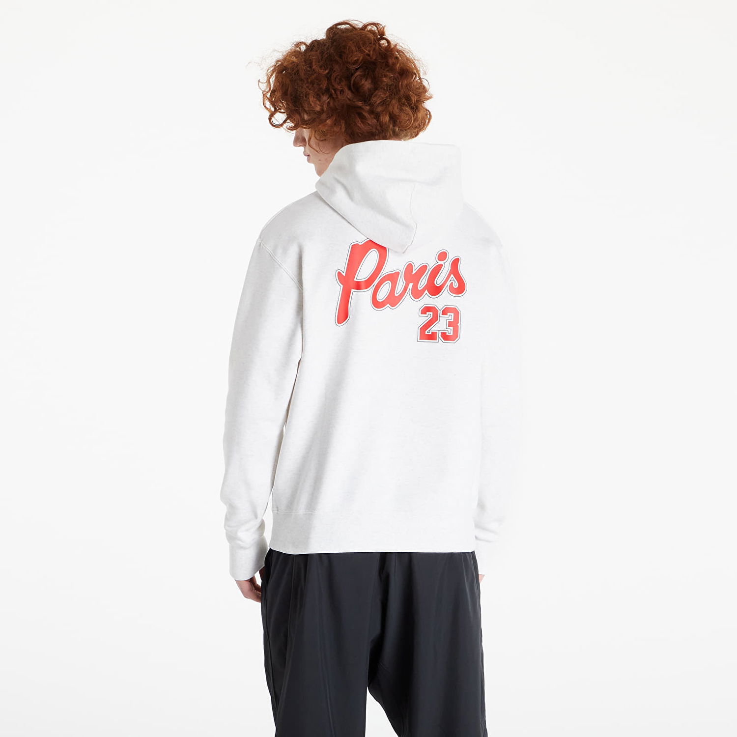 Sweatshirt Jordan Paris Saint-Germain Fleece Pullover Hoodie Hvid | DJ0395-051, 1