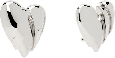 Øreringe Amina Muaddi Muaddi Heartbreaker Earrings Metalisk | HEARTBREAKER EARRING, 2