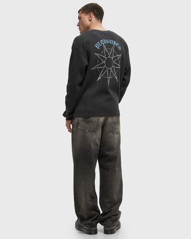 T-shirt Pleasures Slipknot Spit Thermal Long Sleeve T-Shirt Sort | P25SK009-BLACK, 2
