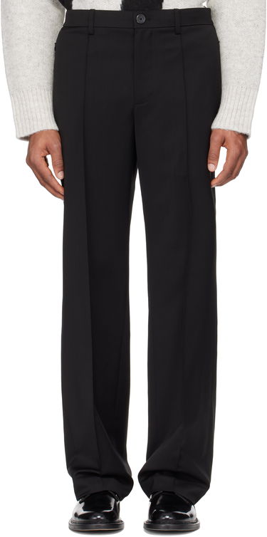 Bukser Helmut Lang Helmut Lang Relaxed Wool Trousers Sort | O09HM205, 0