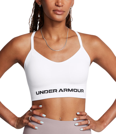 Bh Under Armour Seamless Low Bra Hvid | 1384417-100, 0
