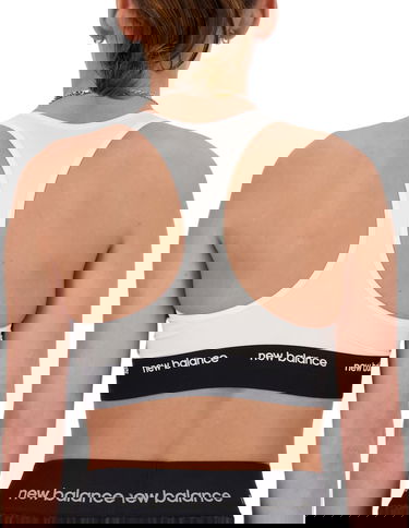 Bh New Balance Sleek Medium Support Sports Bra Hvid | wb41048-wt, 1