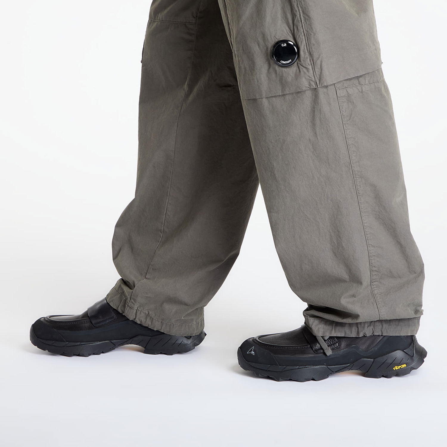 Cargo bukser C.P. Company Microreps Boxy Cargo Pants Gunmetal Grå | 19CMPA066A110324G-921, 1
