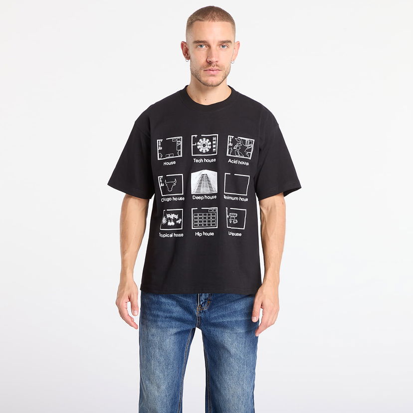 T-shirt Pleasures House Blend T-Shirt Sort | P25F075-BLACK