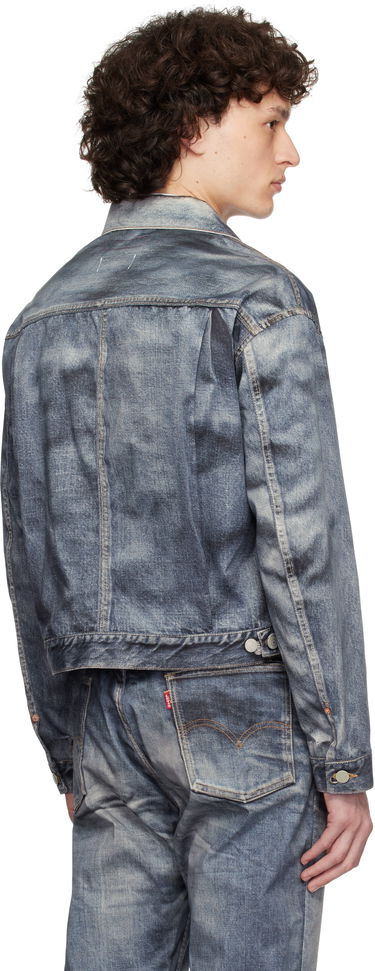 Jakke Junya Watanabe Junya Watanabe Levi's Edition Denim Trucker Jacket Blå | WO-J910-100, 2