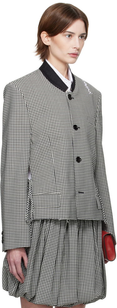Nederdel Marni Marni Gingham Cropped Jacket Flerfarvet | GIMA0283QS UTP787, 1