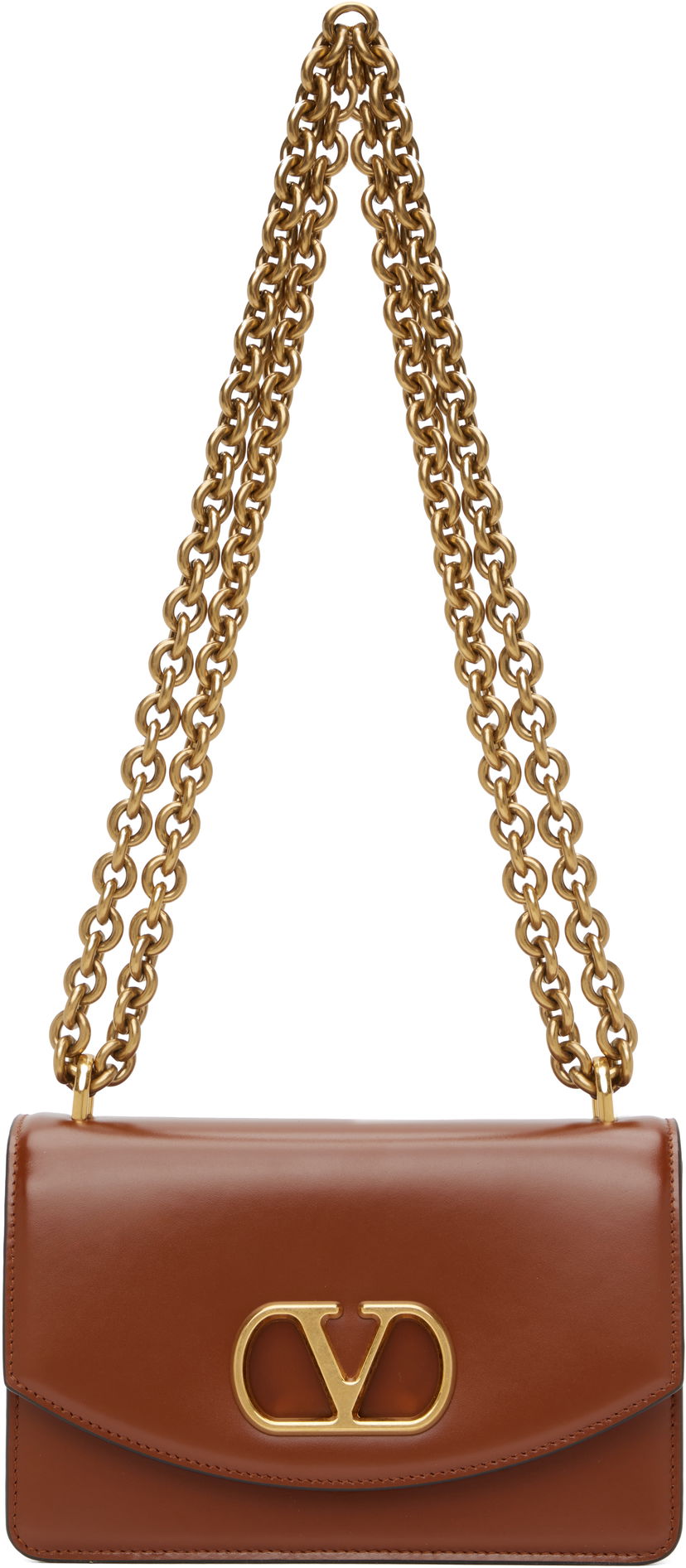 Skuldertaske Valentino Small Shoulder Bag Brun | 6W2B0R17GCB