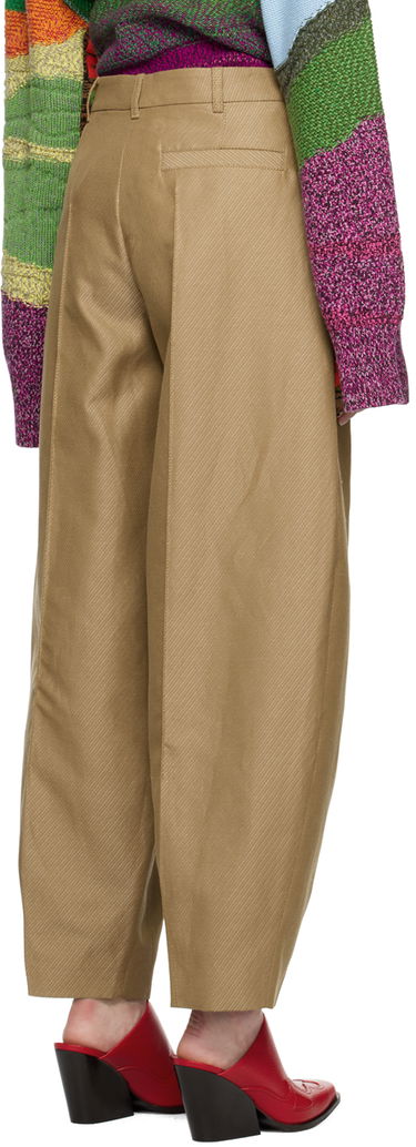 Bukser Stella McCartney Stella McCartney Tapered Trousers Brun | 6401023BU562, 2