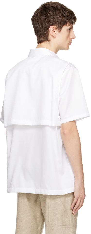 Skjorte Helmut Lang Utility Short Sleeve Shirt Hvid | N09HM502, 2