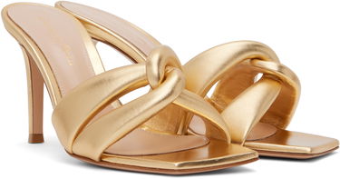 Sneakers og sko Gianvito Rossi Amour Heeled Mules Metalisk | G10012-85RIC-NPS, 3