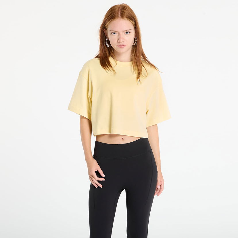 Crop top On Running Women's Boxy Cropped T-Shirt Gul | 1WF11123537