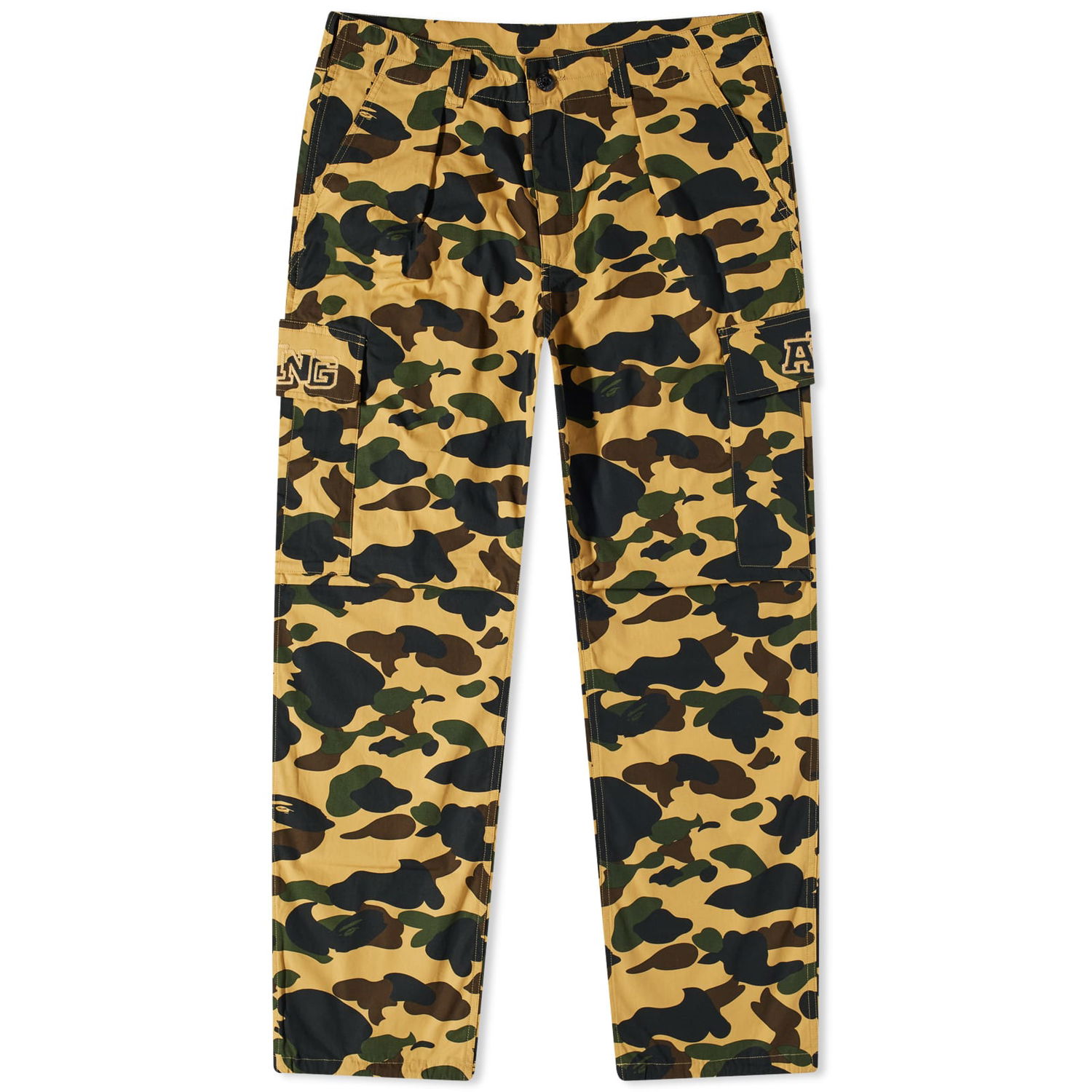 Bukser BAPE 1st Camo 6 Pocket Pants Yellow Gul | 001PTJ201002M-YLW, 0