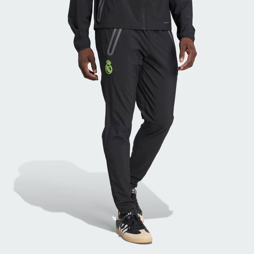 Joggingbukser adidas Performance Real Madrid Tiro 25 Pro Vis Tech Travel Pants Sort | JV5323
