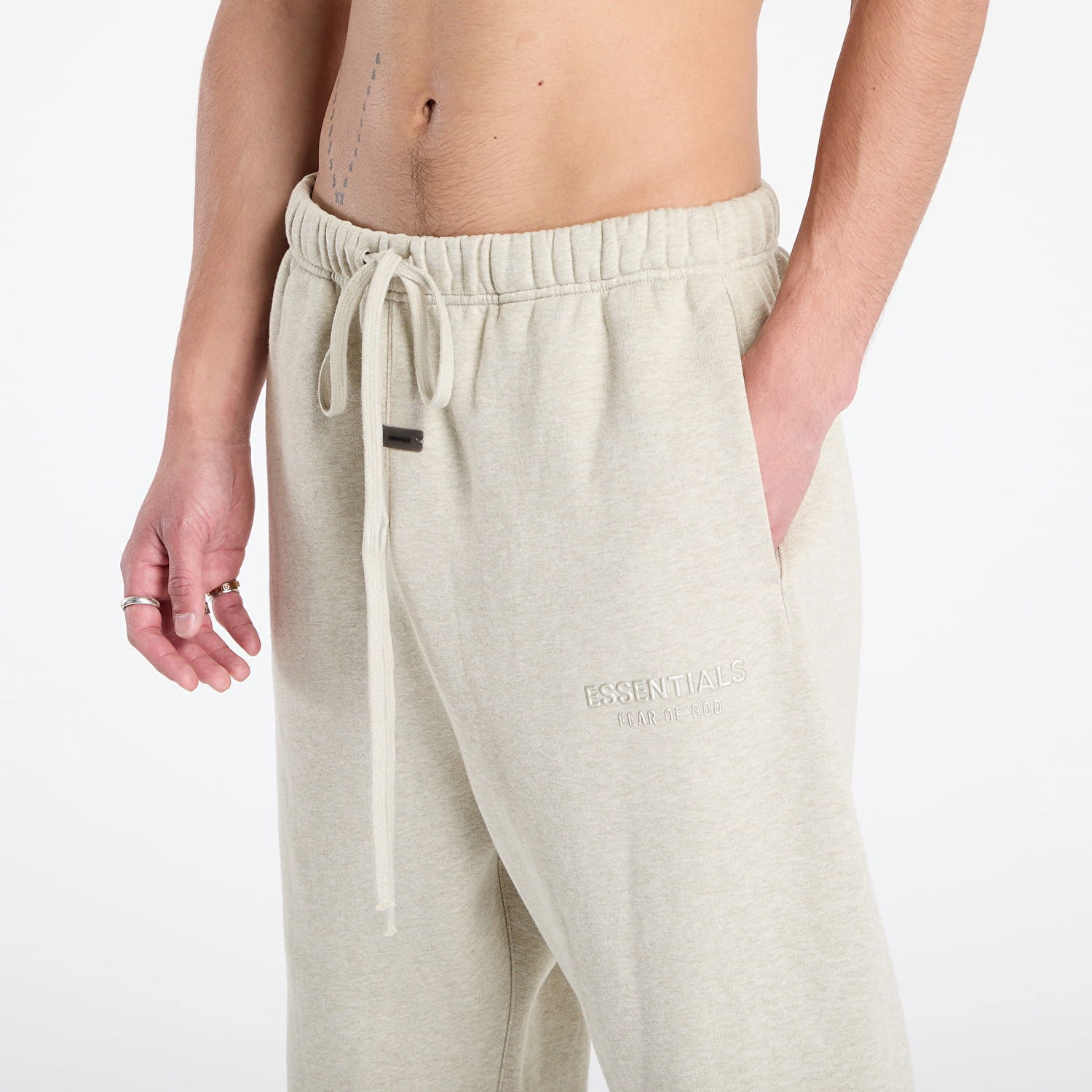 Joggingbukser Fear of God Fear of God Essentials Relaxed Fleece Sweatpants Beige | 130SP258222F-969, 1