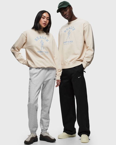 Sweatshirt Sporty & Rich NY Running Club Sweatshirt Beige | CRAW2348CR, 1
