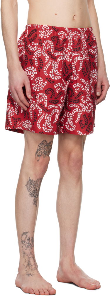 Boksere LANVIN Lanvin Printed Swim Shorts Rød | RM-SW0003-S003-P25, 1
