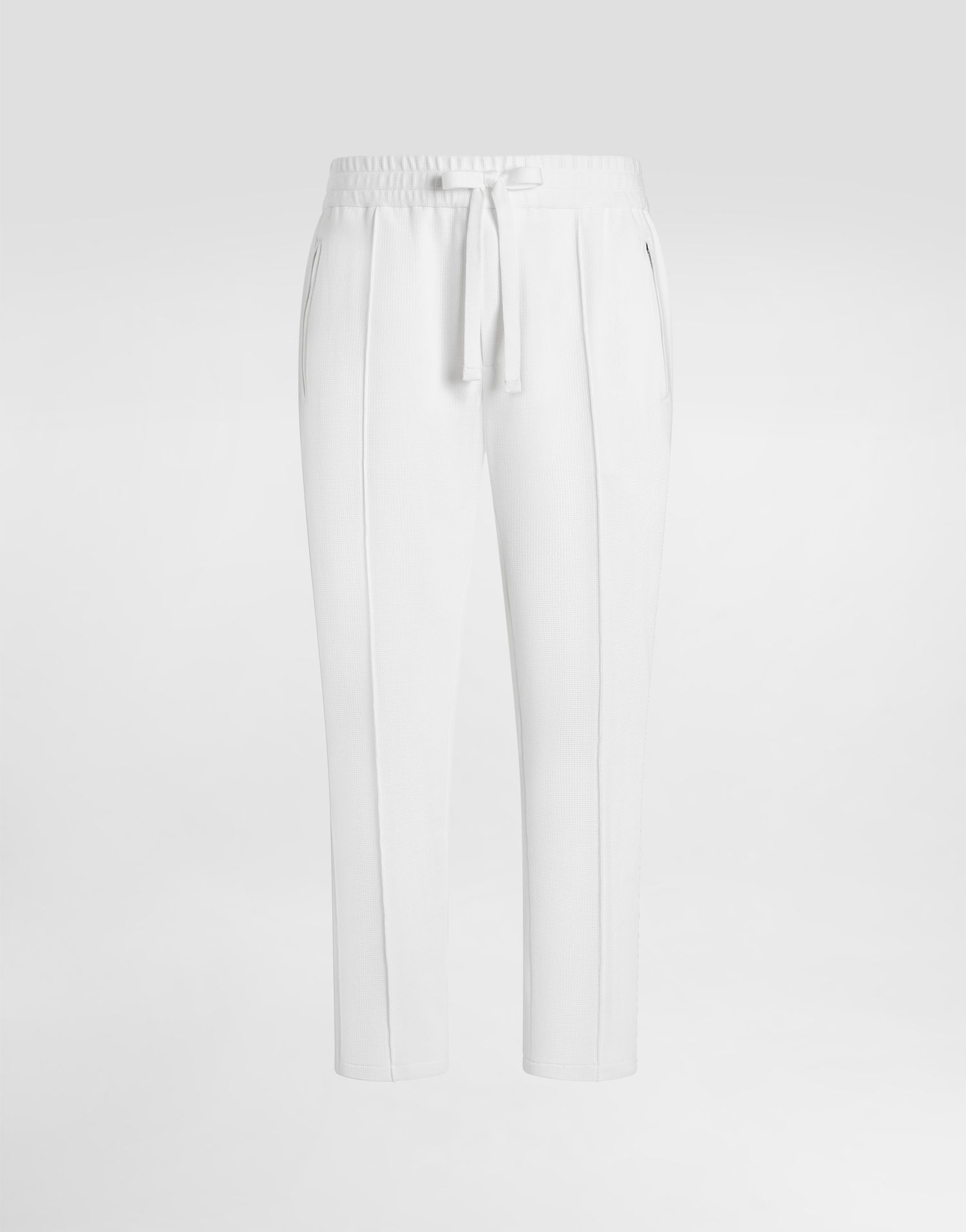 Joggingbukser Dolce & Gabbana Dolce & Gabbana Jersey Cropped Jogging Pants Hvid | GYACETGJ070W0111, 0