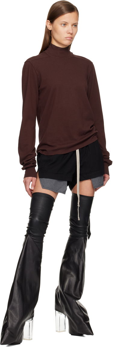 Sweater Rick Owens Concordians Headon Dbl Turtleneck Brun | DS02E7223 JDB, 3