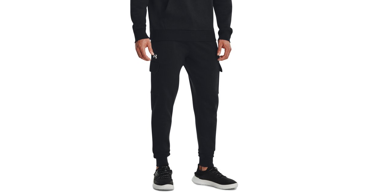 Cargo bukser Under Armour Rival Fleece Sort | 1382134-001, 1