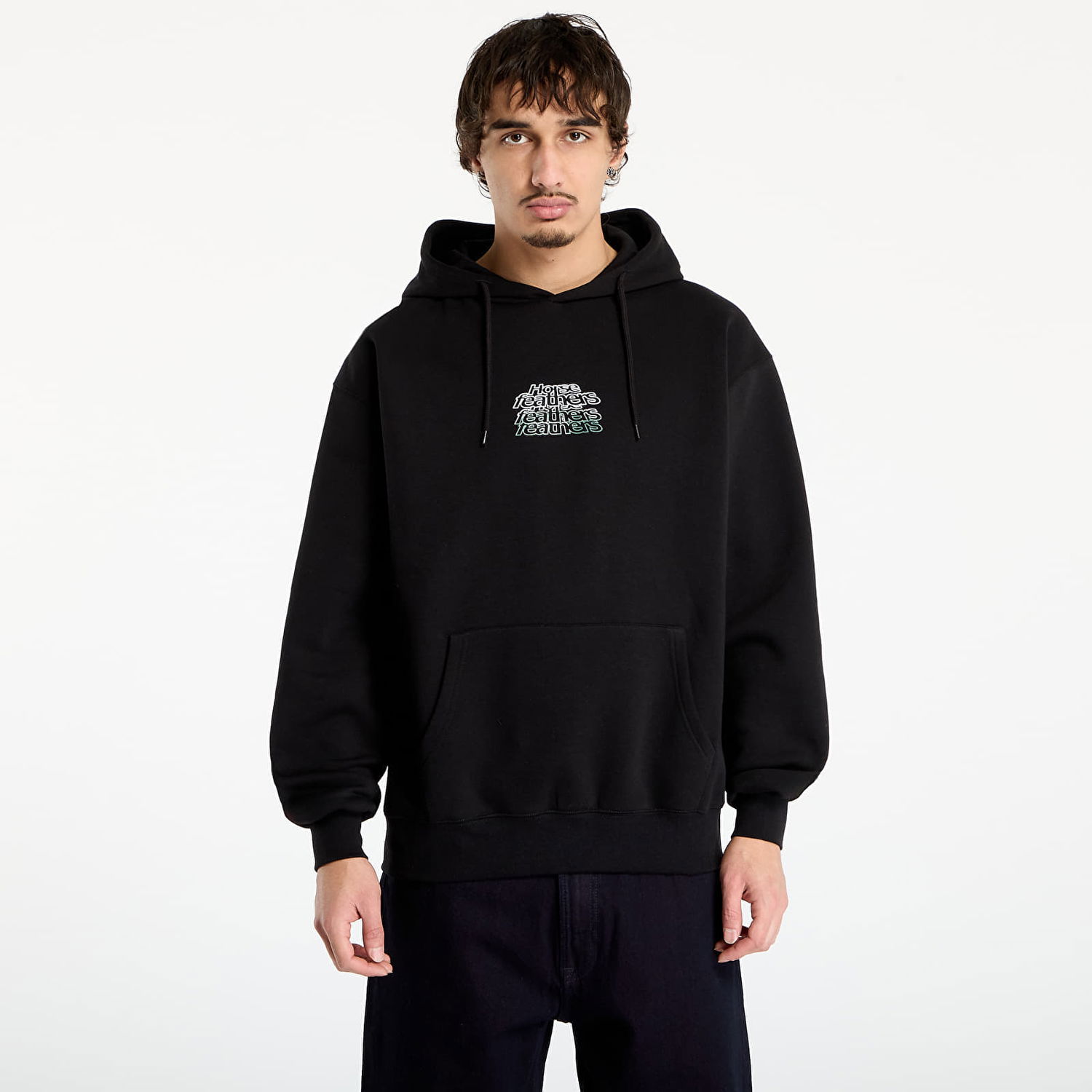 Sweatshirt Horsefeathers Sweatshirt Rollin L Sort | SM1388C, 0