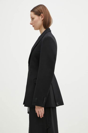 Jakke VETEMENTS VETEMENTS Hourglass Tailored Blazer Sort | WA66JA420B, 1