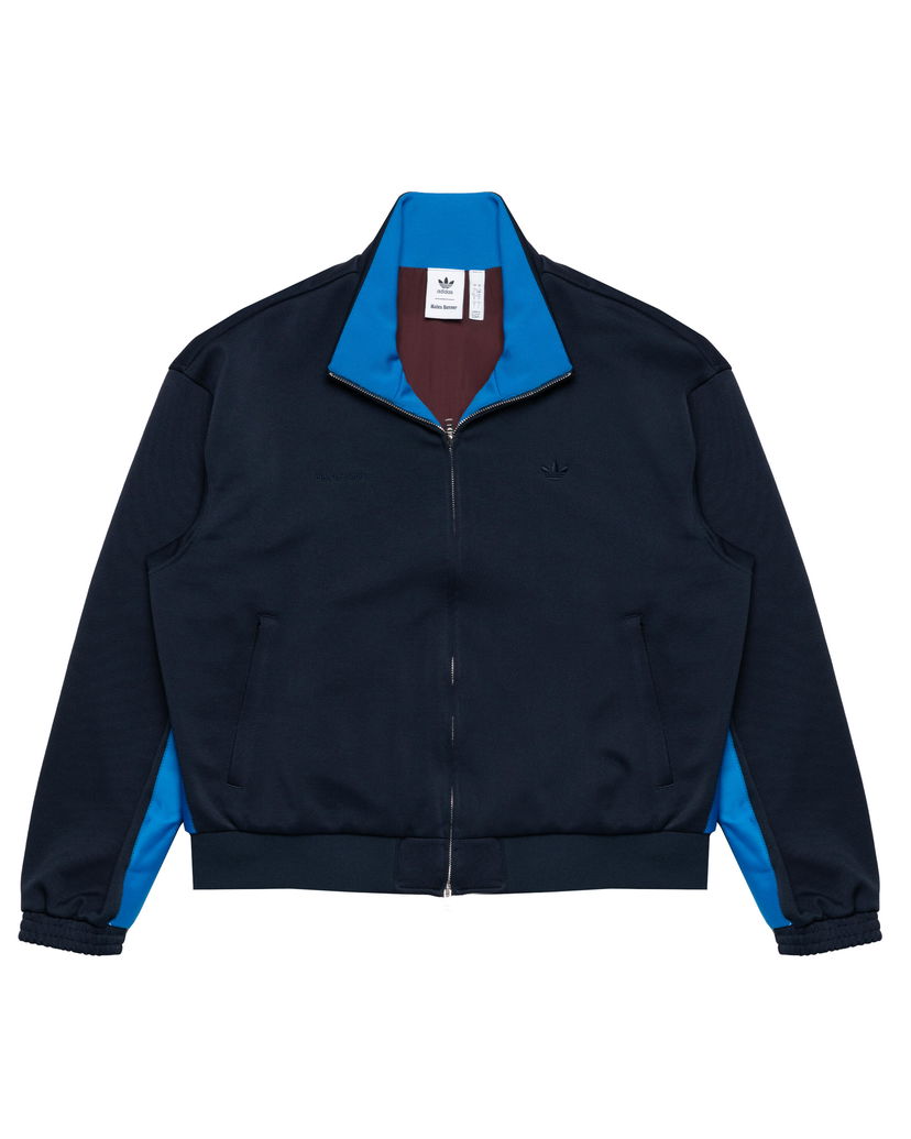 Jakke adidas Originals Wales Bonner Pique Track Jacket Mørkeblå | JM8213