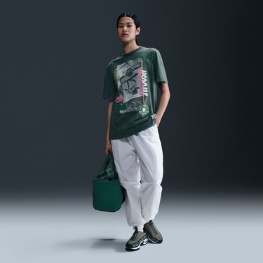 T-shirt Nike Nike Loose Fit Basketball T-Shirt Grøn | HJ3634-338, 3