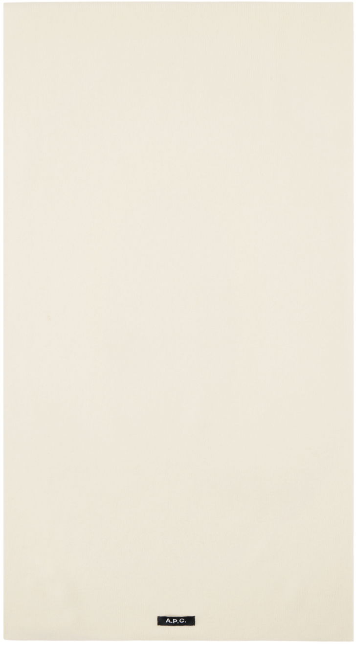 Tørklæde A.P.C. Off-White Bob Scarf Beige | WVBCZ-M15201