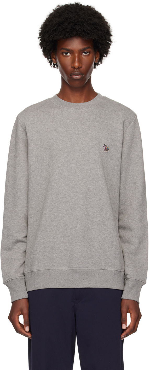 Sweatshirt Paul Smith PS Paul Smith Zebra Sweatshirt Grå | M2R-027R-KZEBRA-72, 0