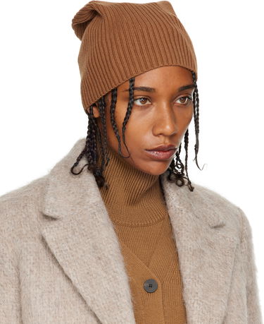 Beanie Studio Nicholson Studio Nicholson Ribbed Beanie Brun | RUGO SNW - 1057, 1