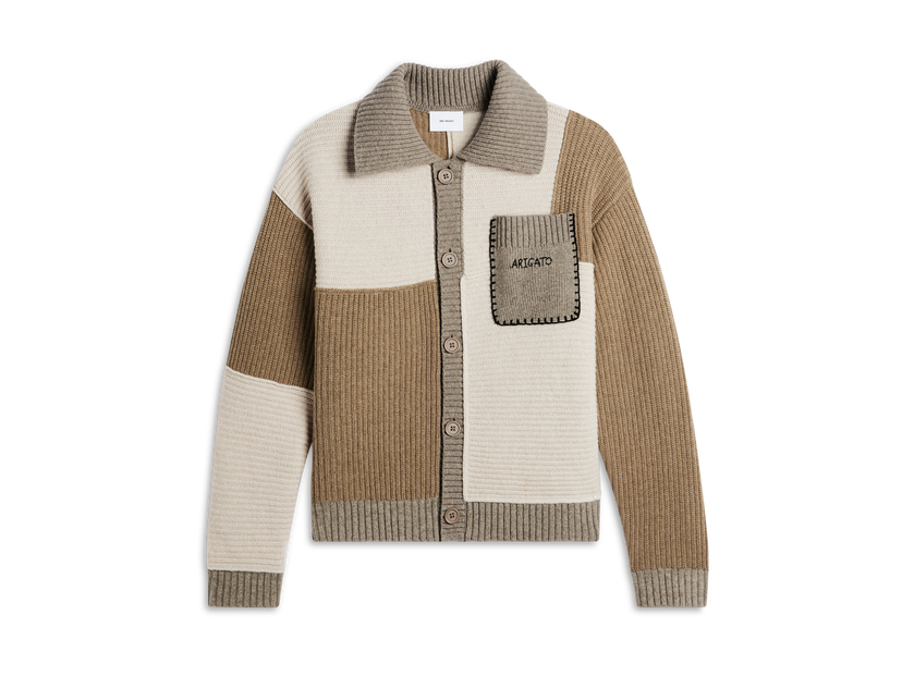Sweater AXEL ARIGATO Franco Patchwork Sweater Brun | A2141002