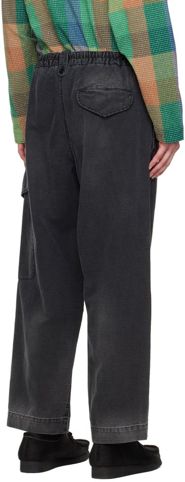 Cargo bukser YMC YMC Faded Cargo Trousers Sort | P4WAJ, 2