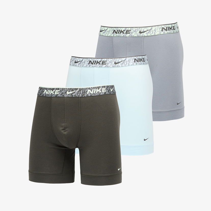 Boksere Nike Everyday Cotton Stretch Boxer Brief 3-Pack Flerfarvet | 0000KE1007-454