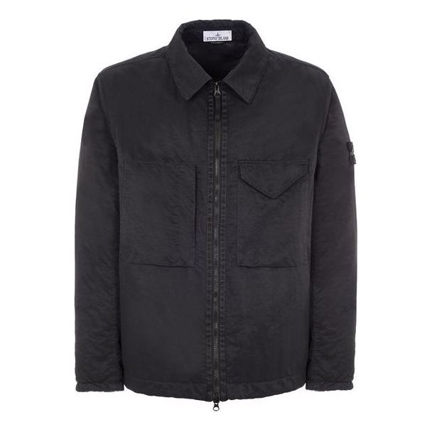 Parka Stone Island Stone Island Light Outerwear Jacket Sort | 7715Q0321-V0029, 0
