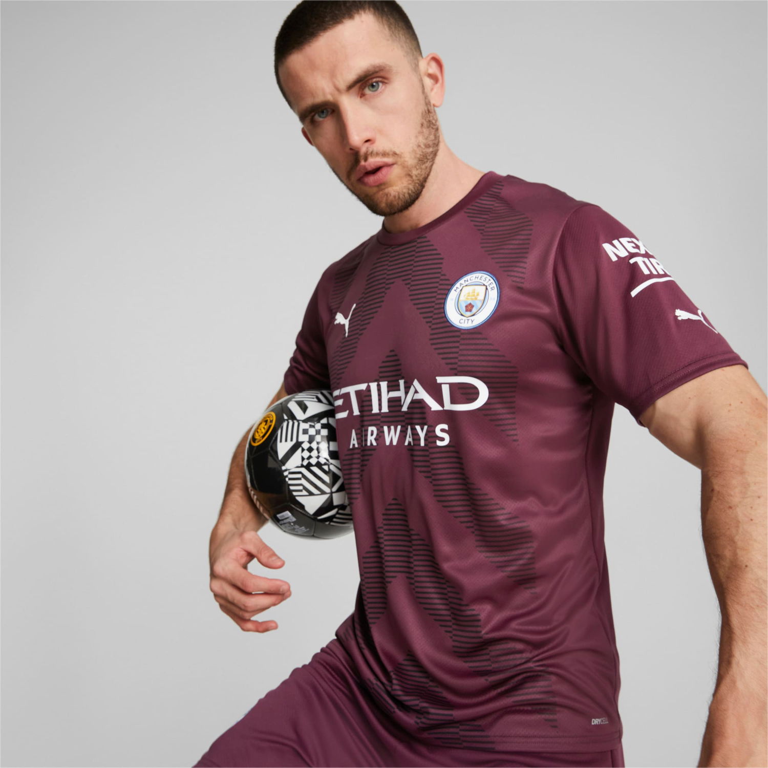 Jersey Puma Maglia manica Bourgogne | 765745_97, 1