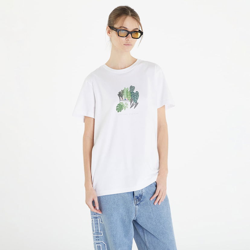 T-shirt Queens Moje Terapie, Akorát Dražší T-Shirt Hvid | QNS_037