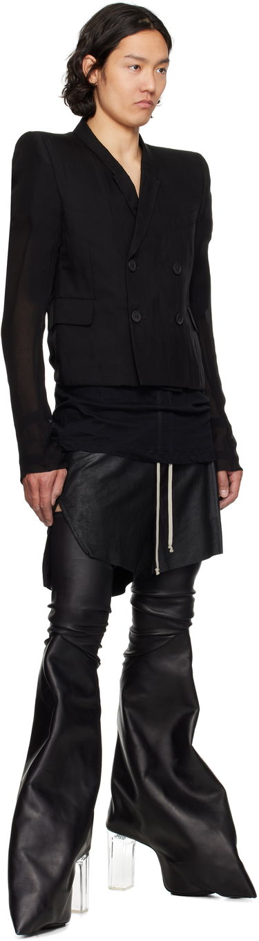 Sokker Rick Owens Rick Owens Hollywood Taco Kiss Tall Boots Sort | RR01E5843 LSLCH0, 4