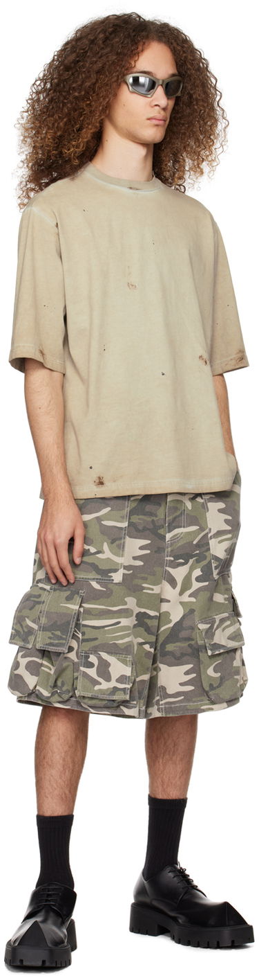 T-shirt We11done We11done Faded T-Shirt Grøn | WD-TT0-24-895-U-BG, 3