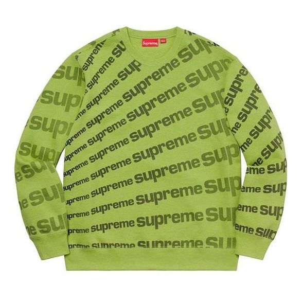 Sweater Supreme Radial Print Crewneck Sweatshirt Grøn | SUP-SS20-098