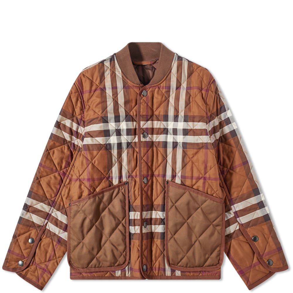 Jakke Burberry York Quilted Jacket Brun | 8054454-137256-A9011, 0