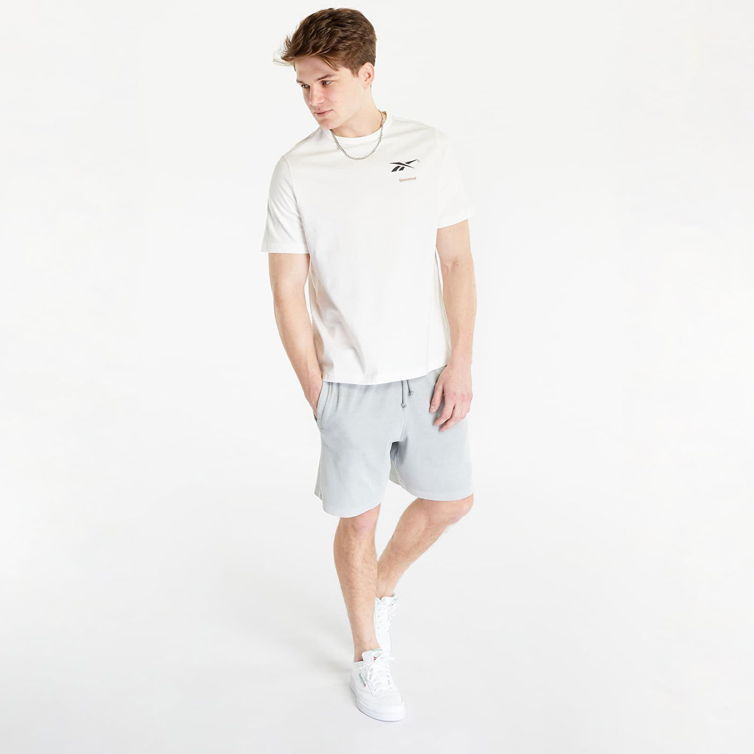 T-shirt Reebok Basketball Ct Tee Hvid | HN5804, 0
