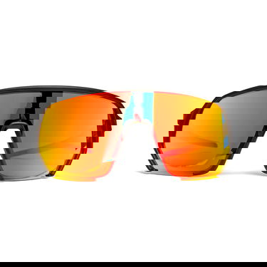 Solbriller Horsefeathers Archie Bike Sunglasses Black/ Mirror Red Sort | AM219B, 4