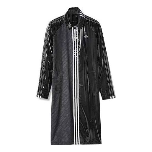 Regnfrakke adidas Originals Alexander Wang Long Overcoat Sort | BP6685